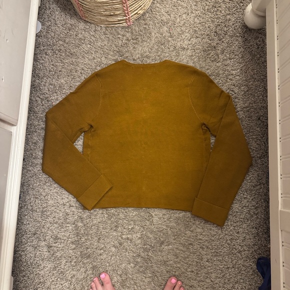 Anthropologie Mustard Cardigan - Picture 2 of 3